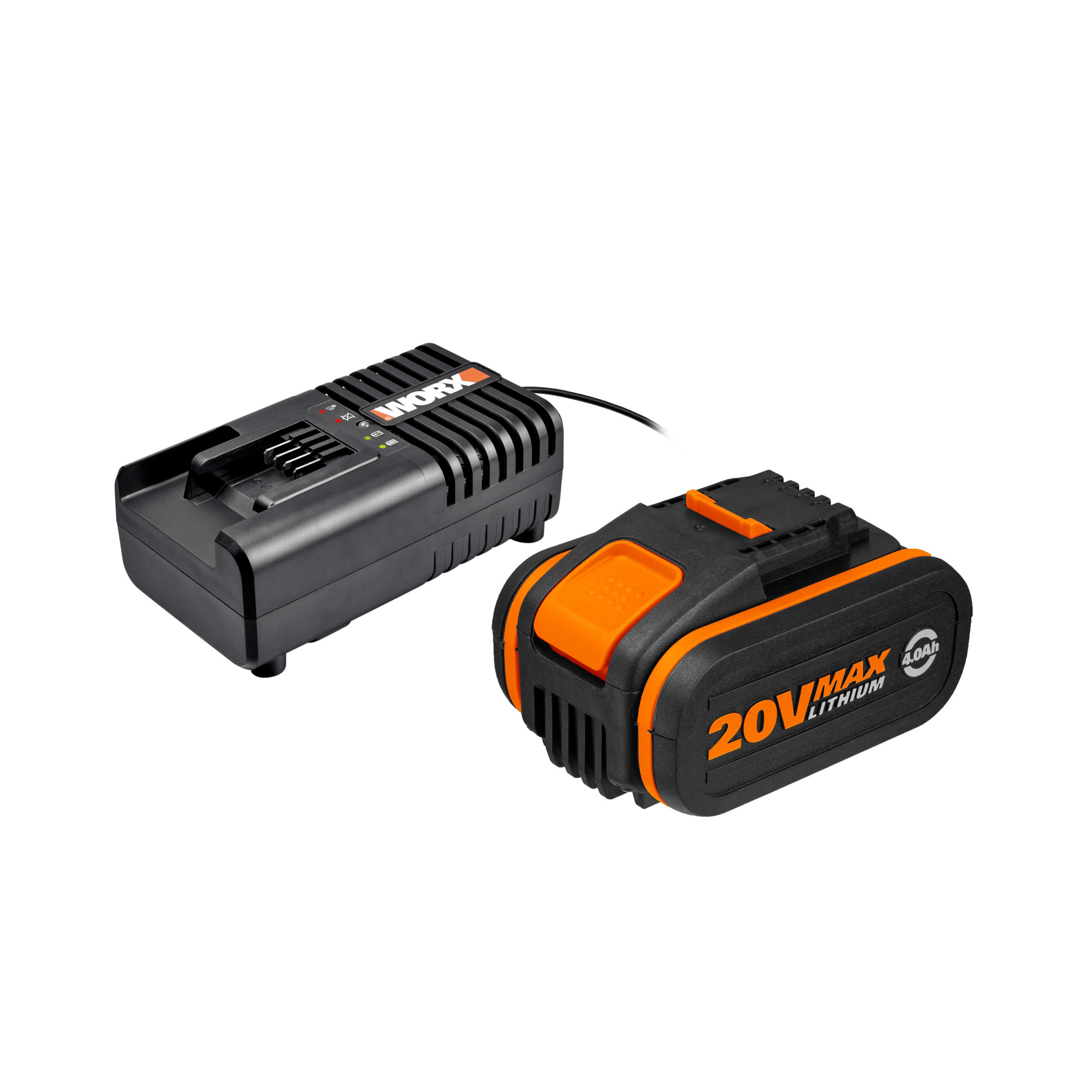 Batteri Worx 20V 4.0Ah med Laddare Outlet WA3604