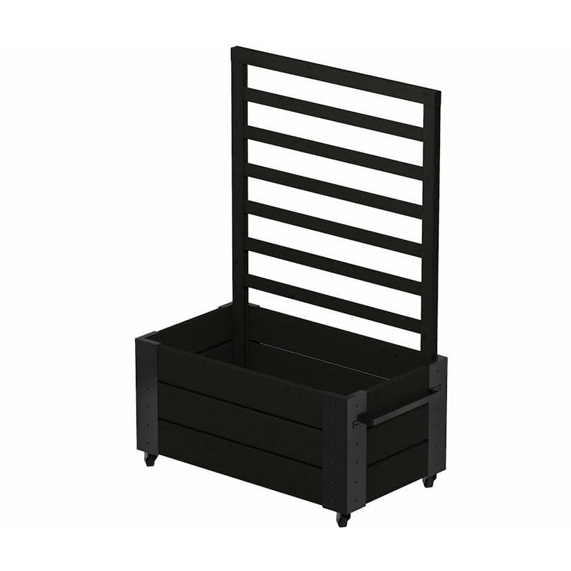 Blomlåda Cubic Med Spaljé Höjd: 1300 mm