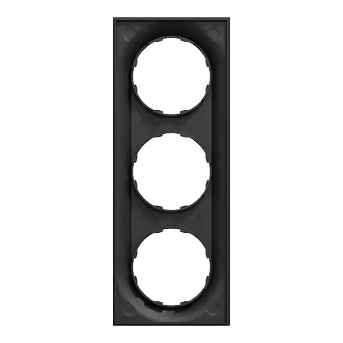 Ram för Strömbrytare Elko One 3-fack Plast