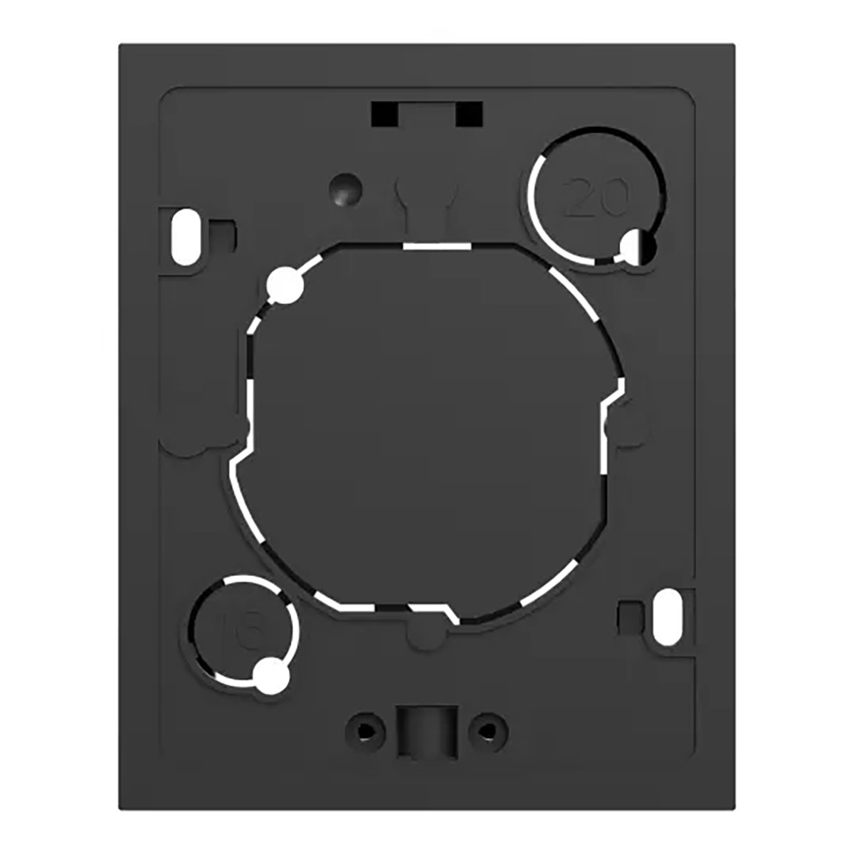 Förhöjningsram Elko One för 2-vägsuttag Ram för Strömbrytare