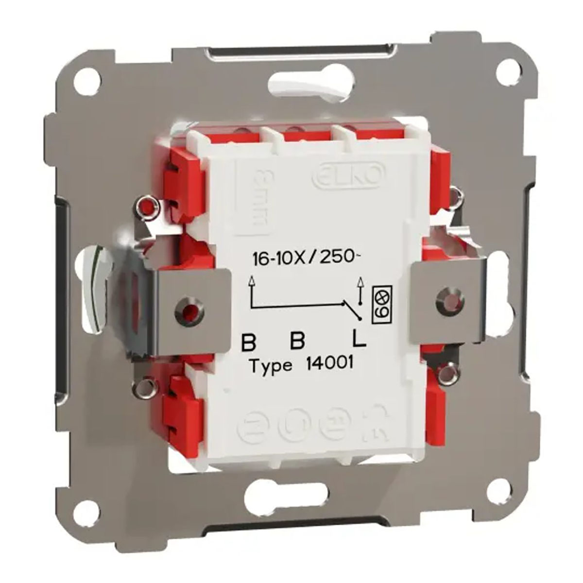 Strömställare Elko One Trapp Vägguttag Skruvanslutning