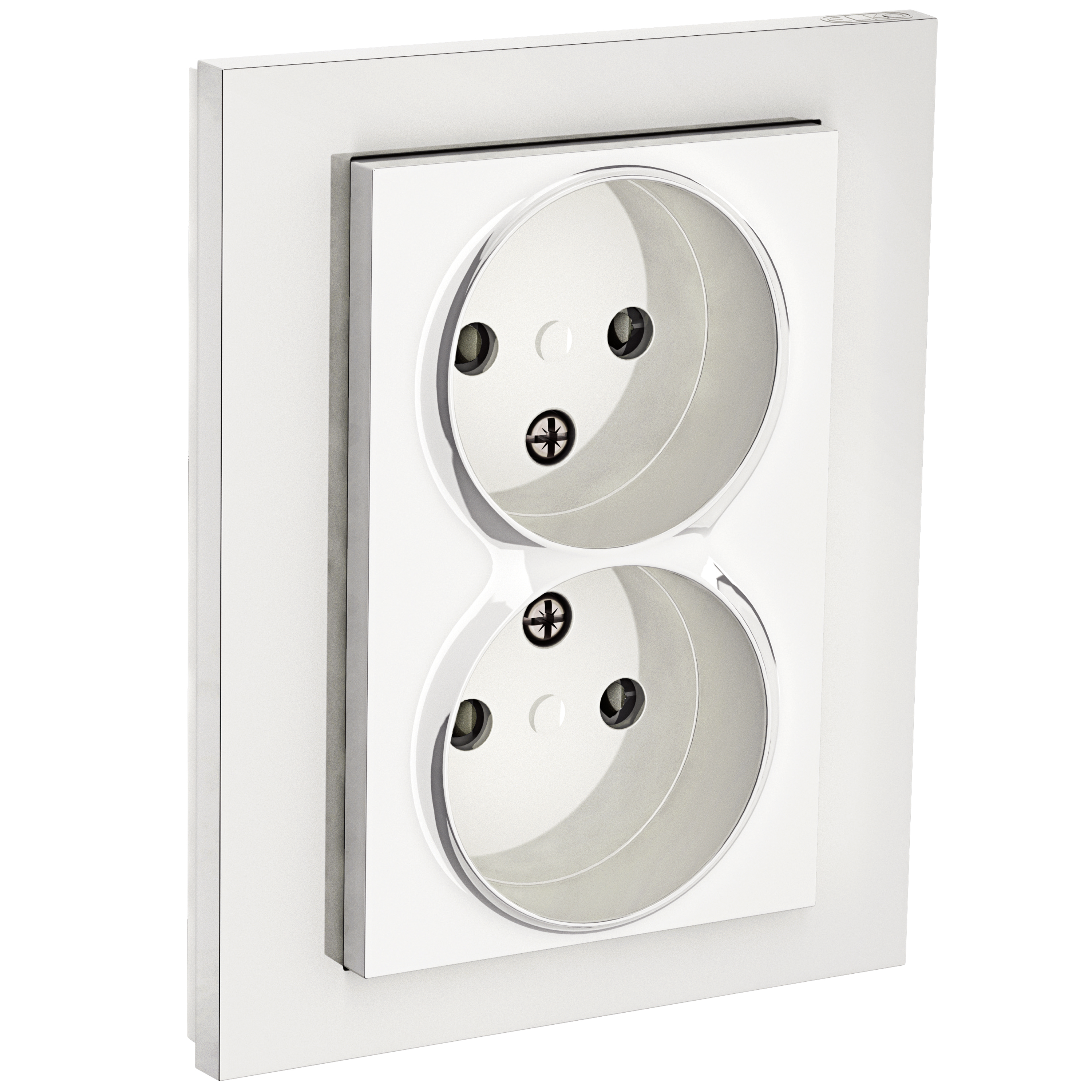 Vägguttag Elko Plus 2-Vägs DUO