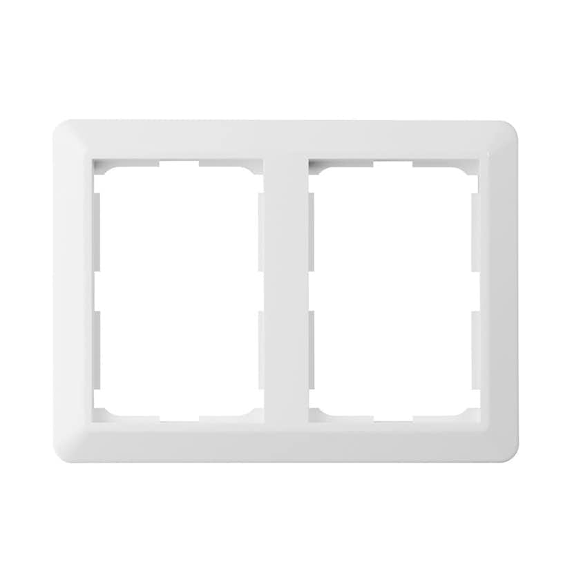 Kombiram Elko För 2-Vägsuttag RS Renvit 2-fack