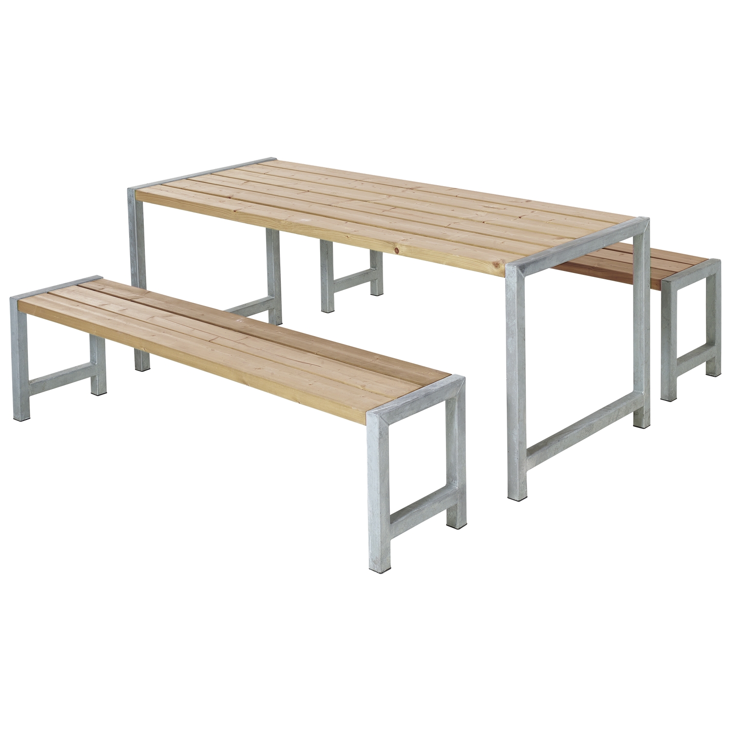 Möbelset PLUS Plankset Thermowood Utan ryggstöd