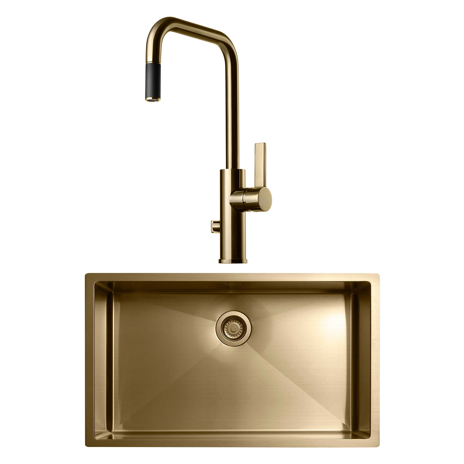 Kökspaket Tapwell Köksblandare ARM887 och Diskho 8040 Polerad Mässing