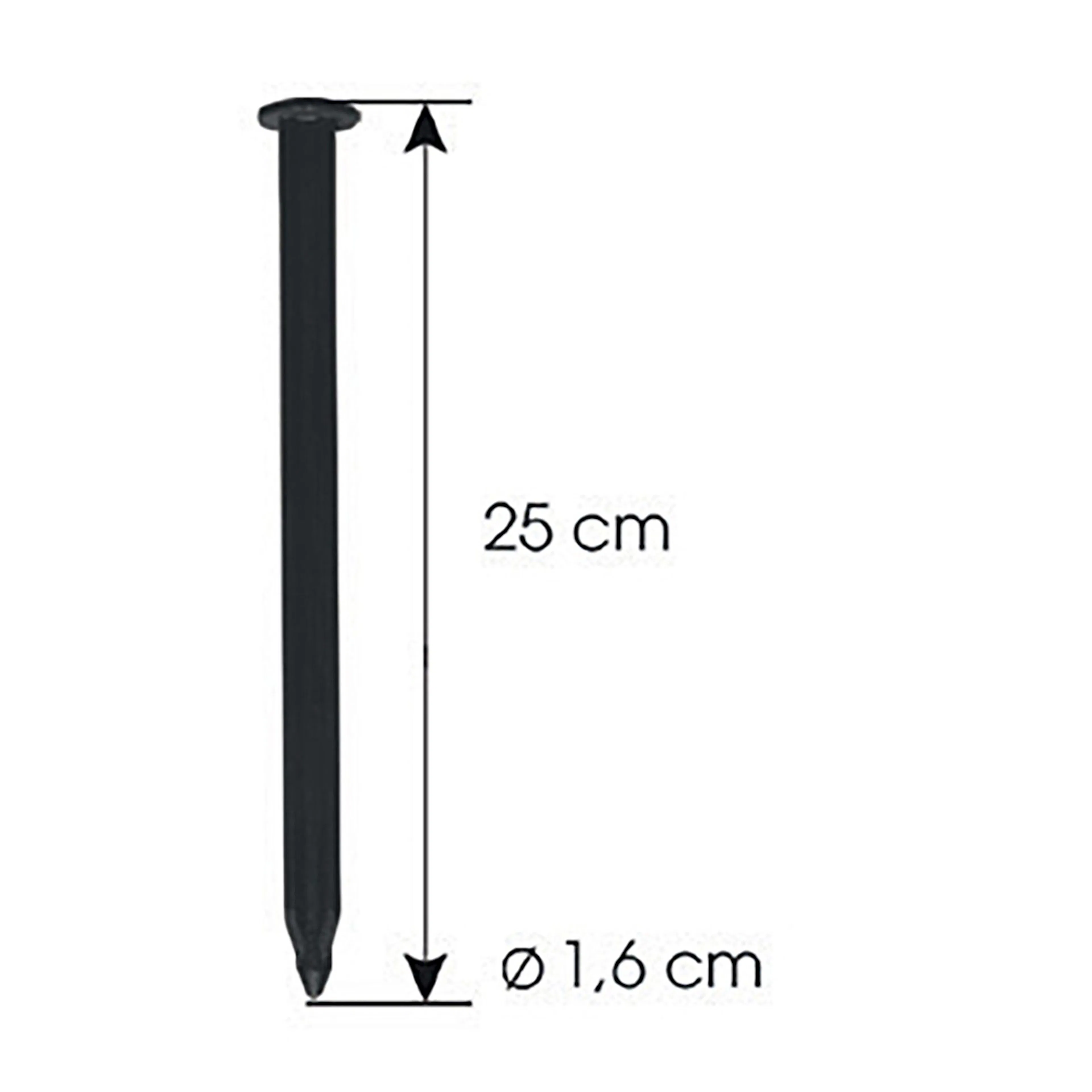 Ankarspik Jabo GardenEdge Plast 1,6x25 cm