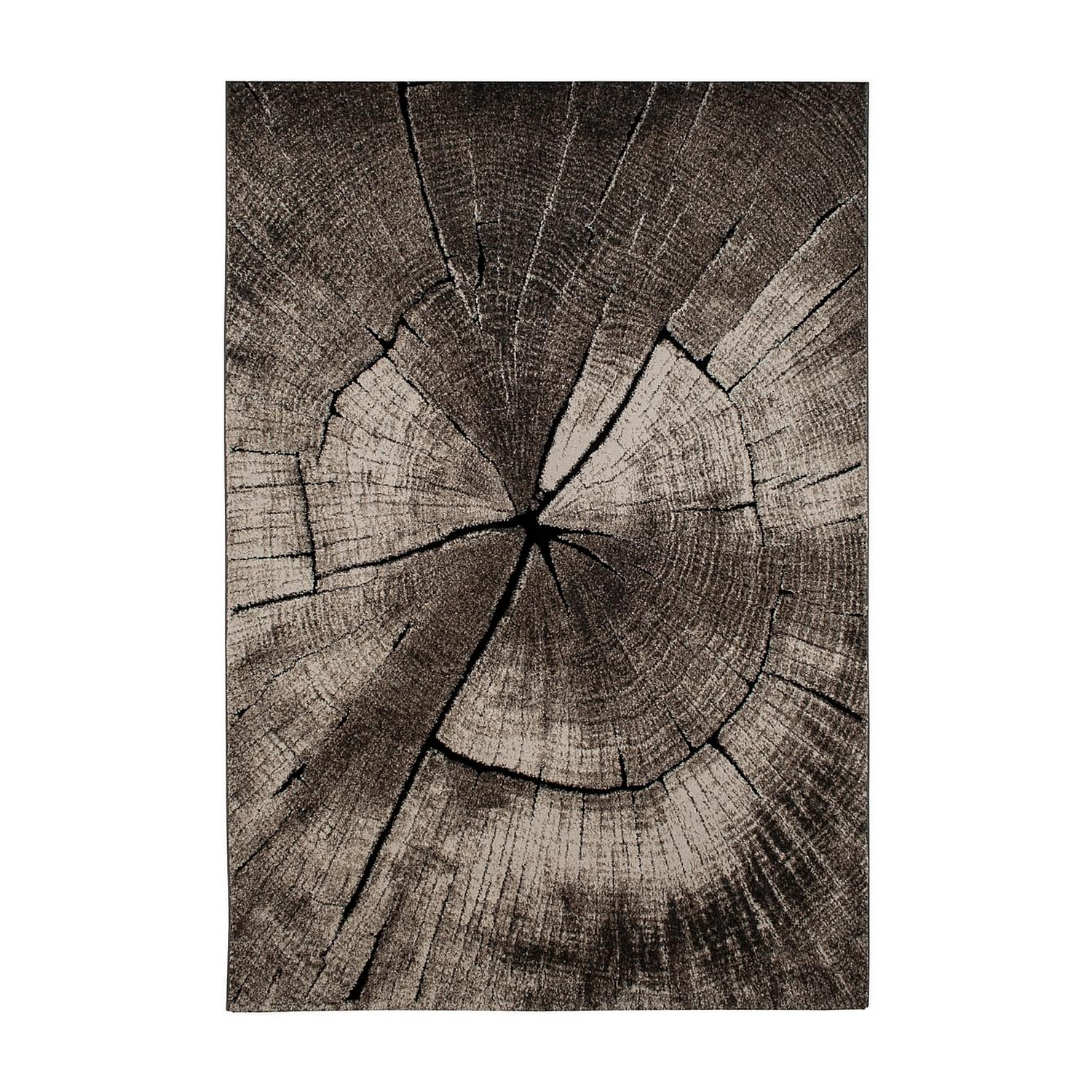 Friezematta KM Carpets Ibiza Tree Grå