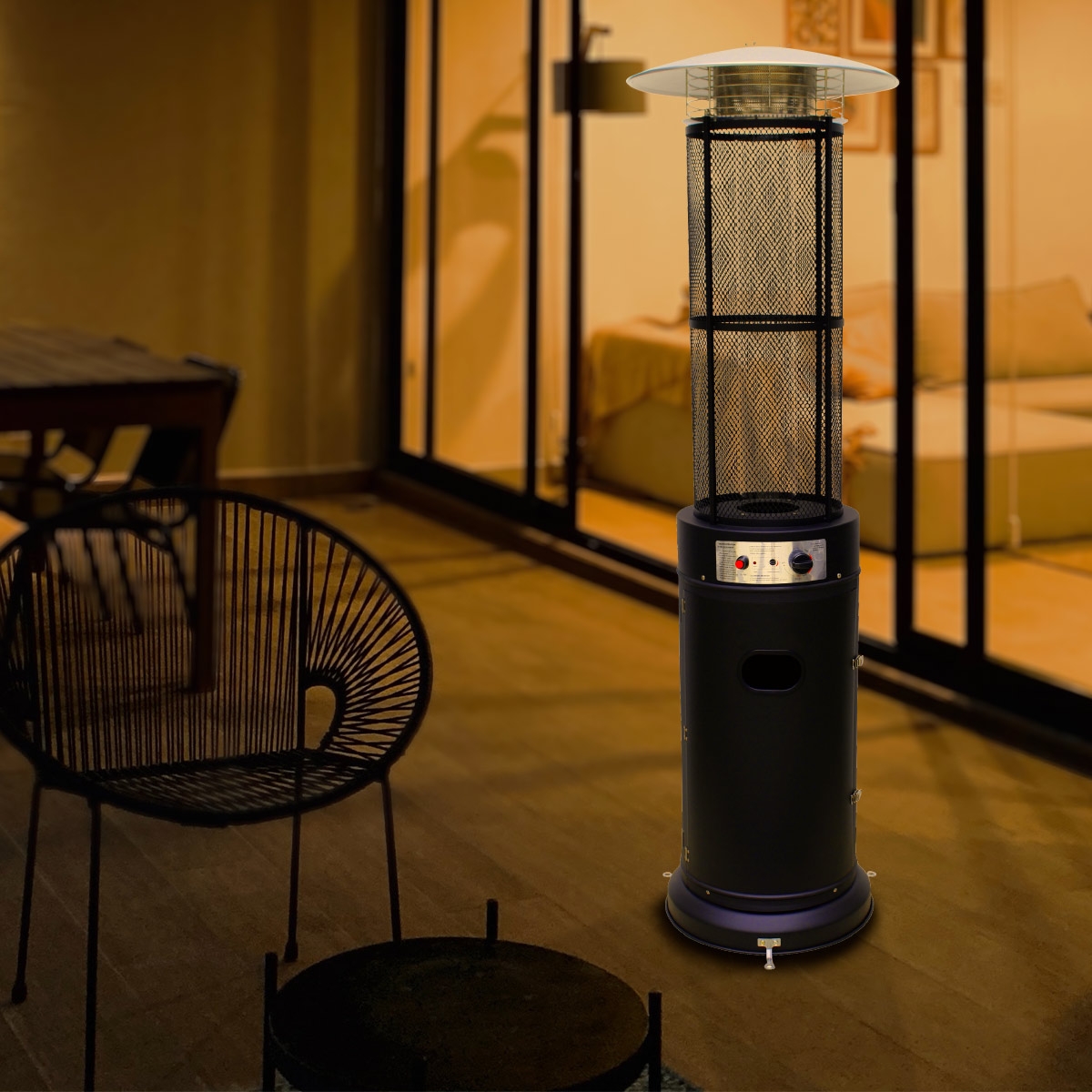 Terrassvärmare Fornorth Tube 11kW Gasdriven