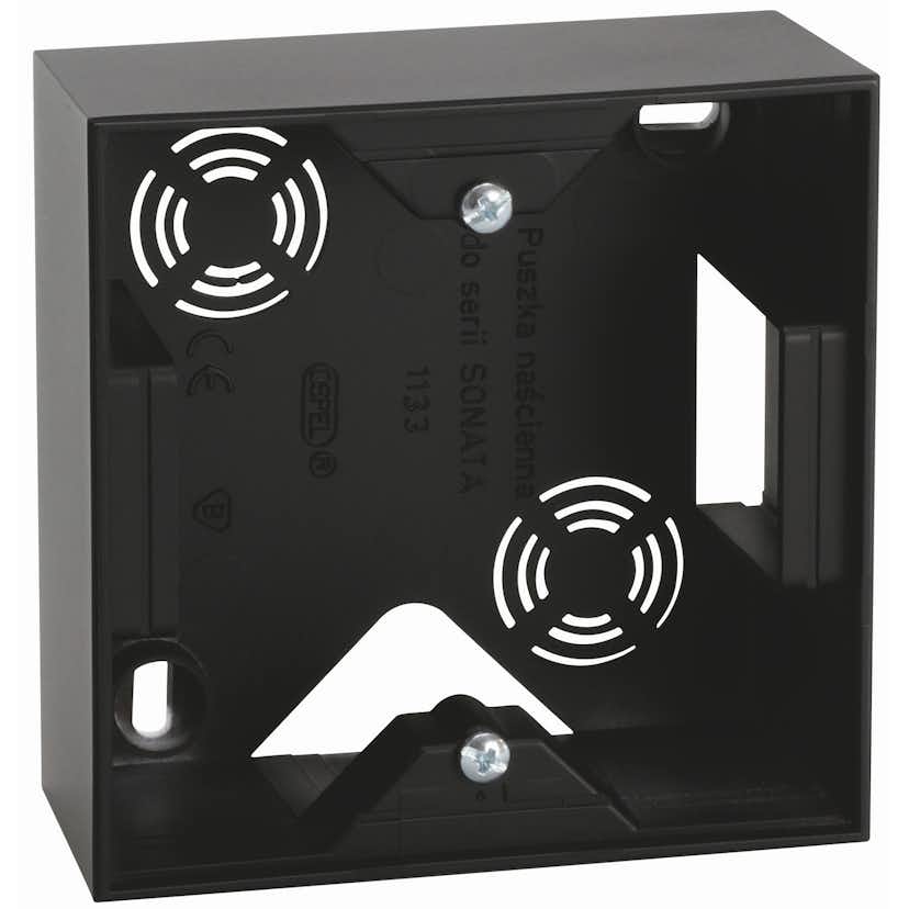 Förhöjningsram Malmbergs Optima 1-V Svart