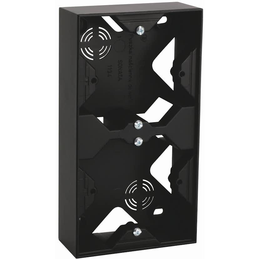 Förhöjningsram Malmbergs Optima 2-V Svart