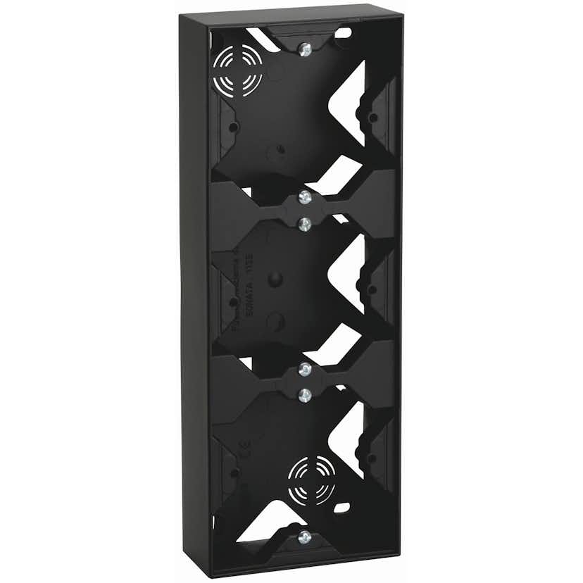 Förhöjningsram Malmbergs Optima 3-V Svart