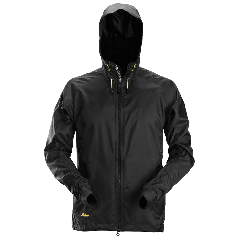 Vindjacka Snickers Workwear LW Storlek: XS, Färg: Black/Black