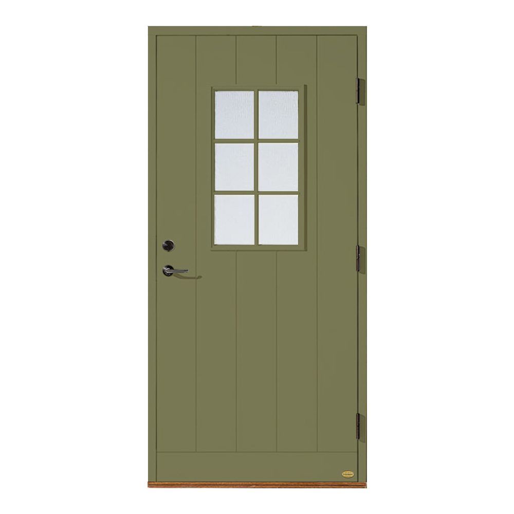 Ytterdörr Leksandsdörren Tunsta Glas RC2N Eco74