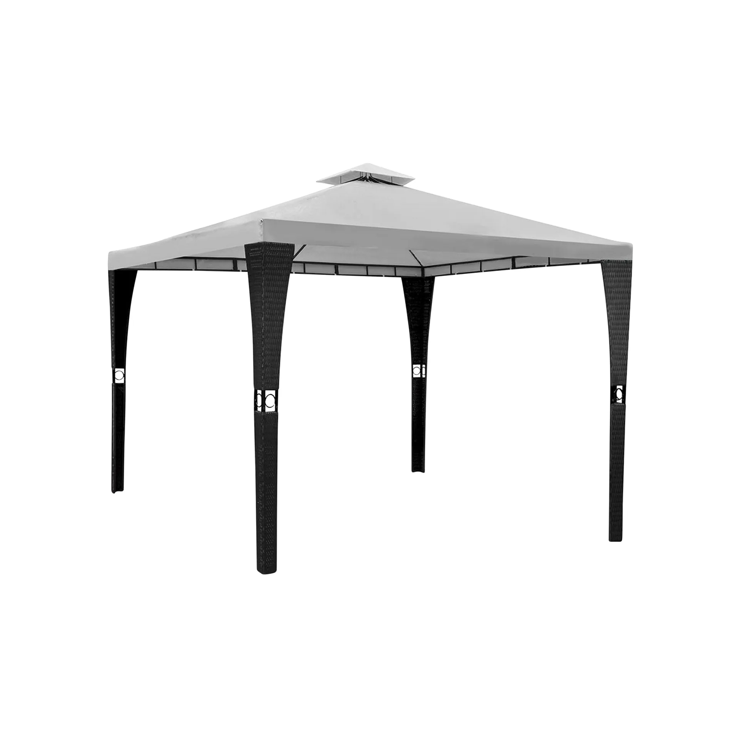 Paviljong vidaXL Konstrotting 3x3m Vit