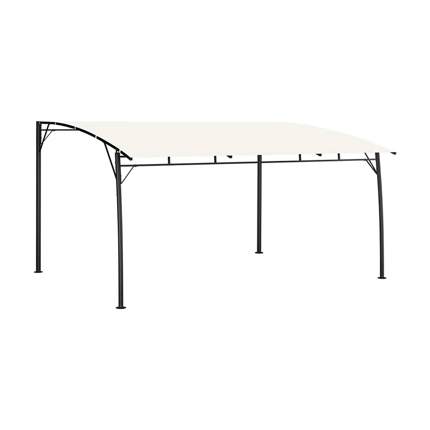 Paviljong vidaXL Sun Böj 3x4m Vit