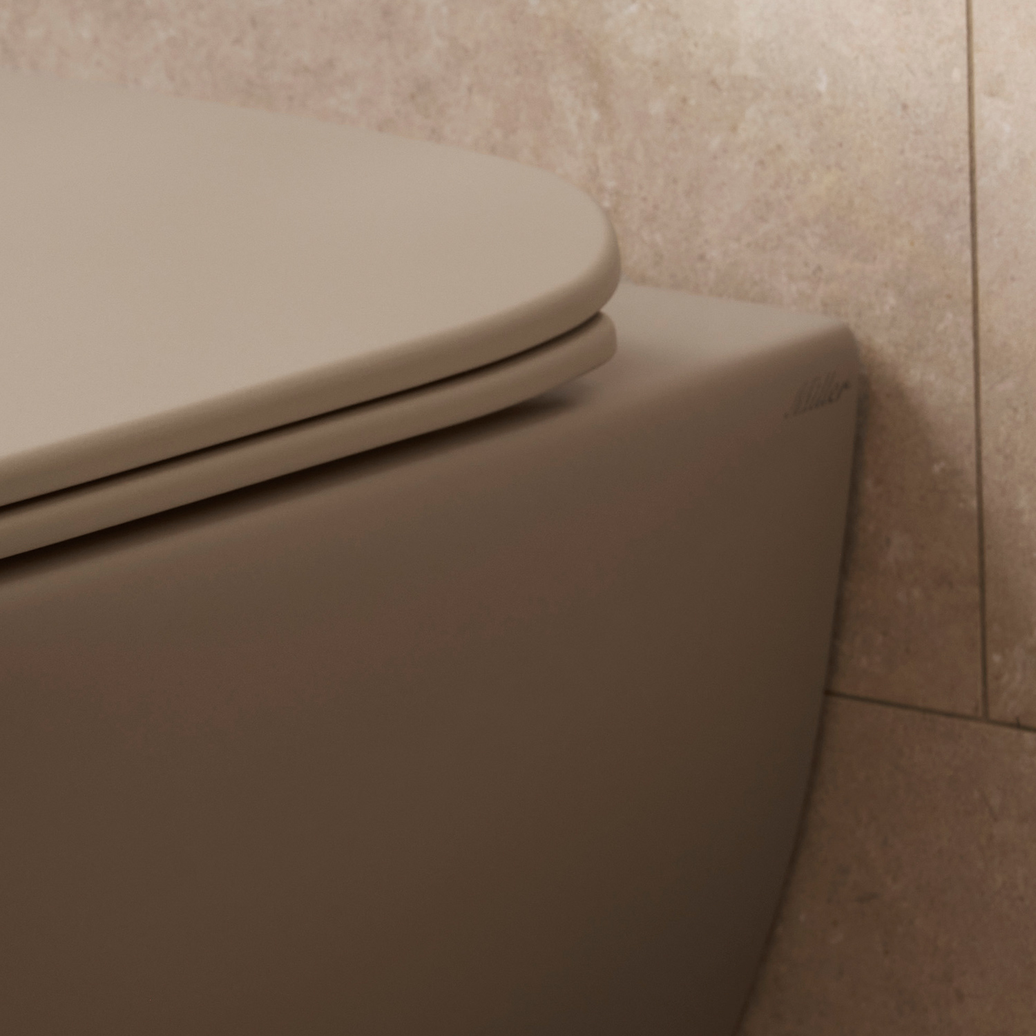 Golvstående Toalett Miller Badrum Rimless BTW Elegans Porslin