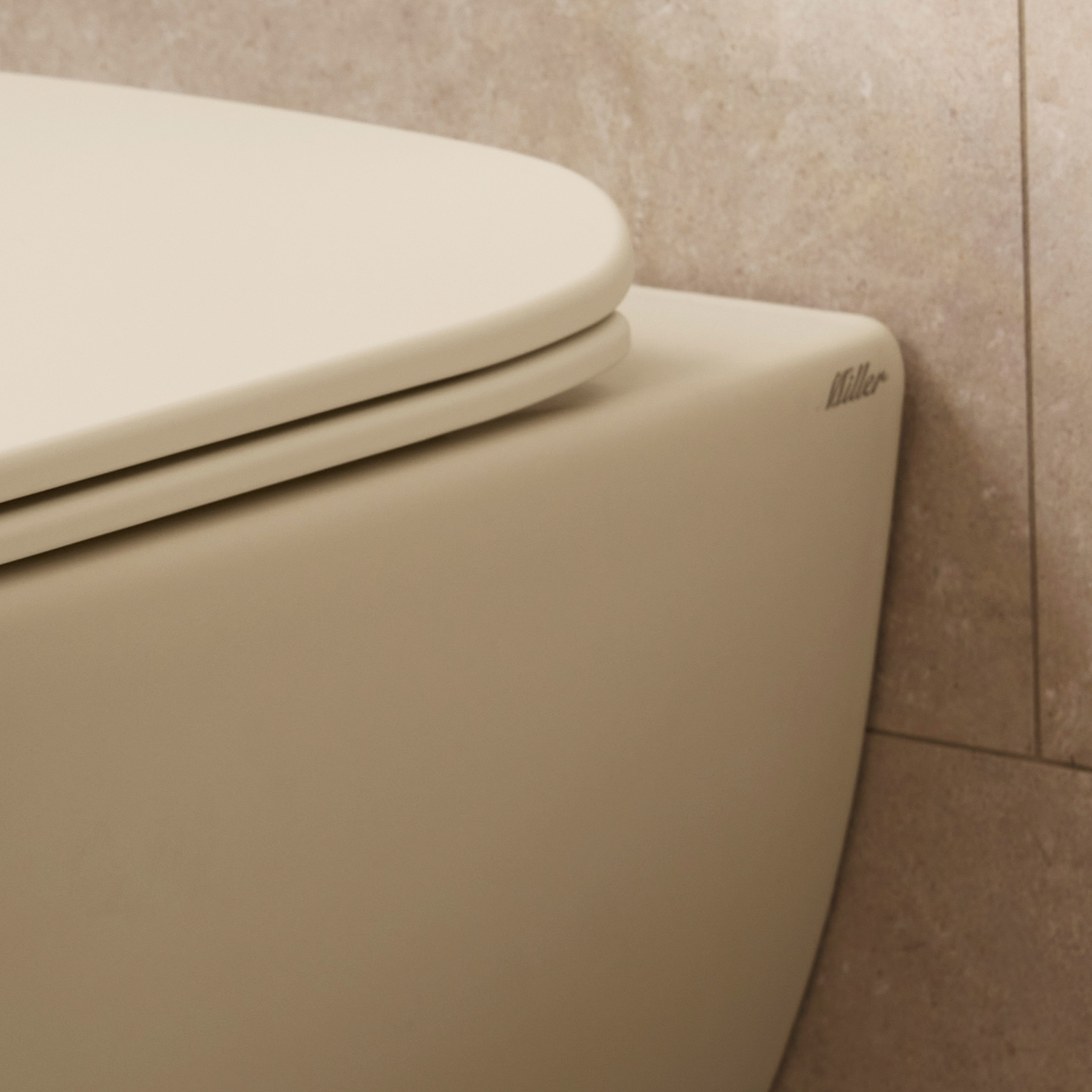 Golvstående Toalett Miller Badrum Rimless BTW Elegans Porslin