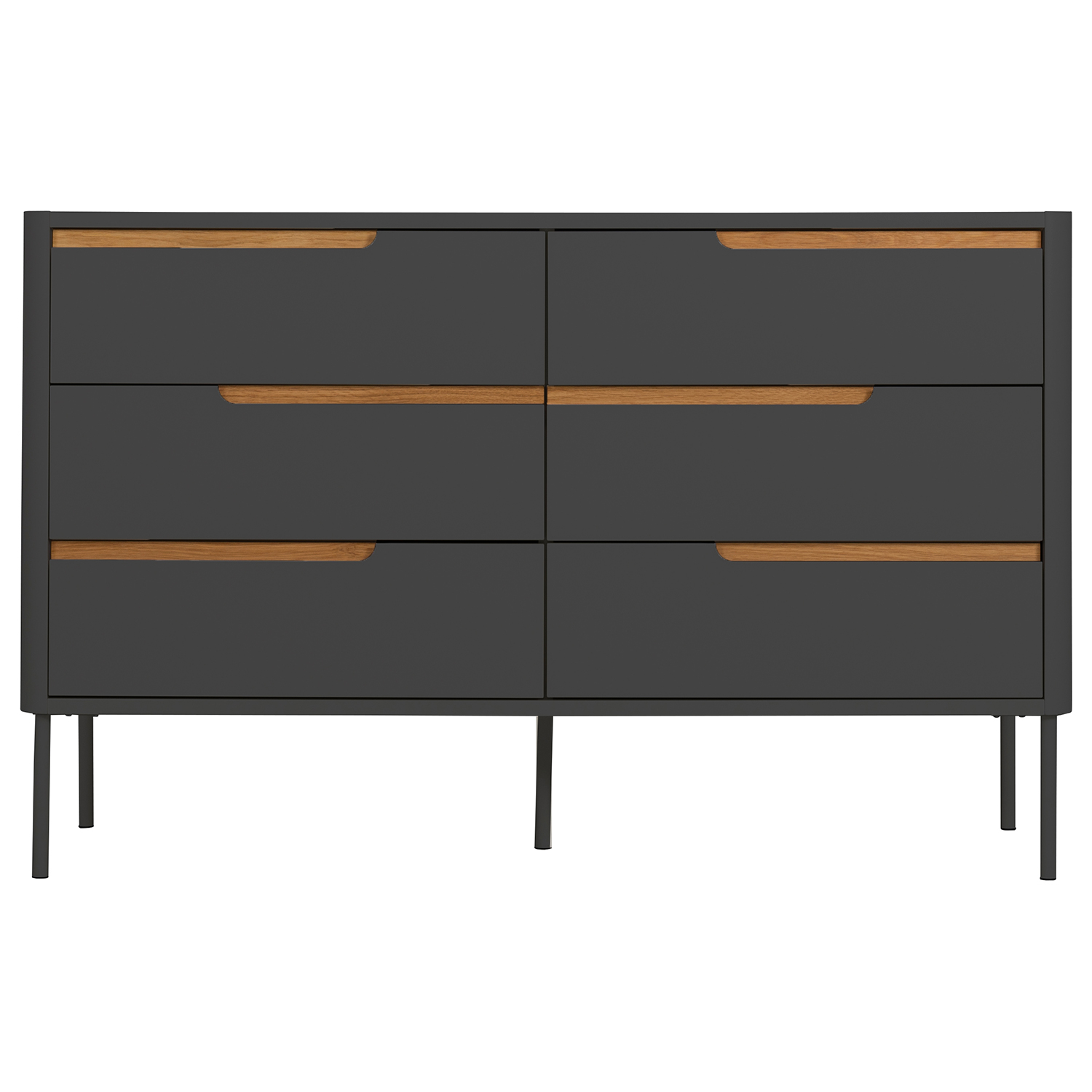 Byrå Tenzo Switch Dubbel Anthracite matte