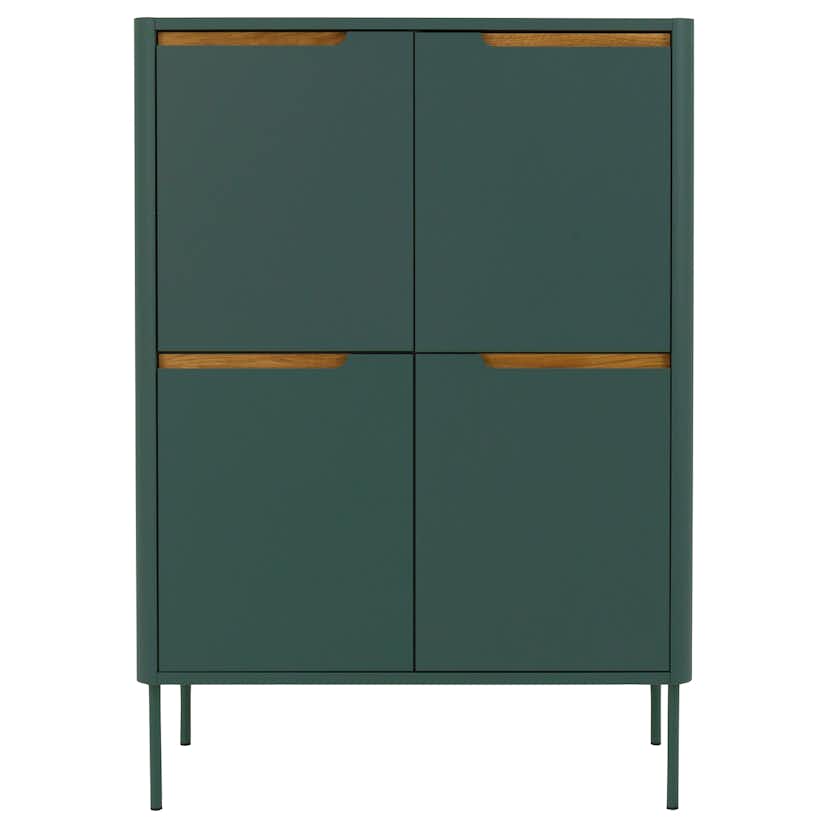 Highboard Tenzo Switch Forest green matte