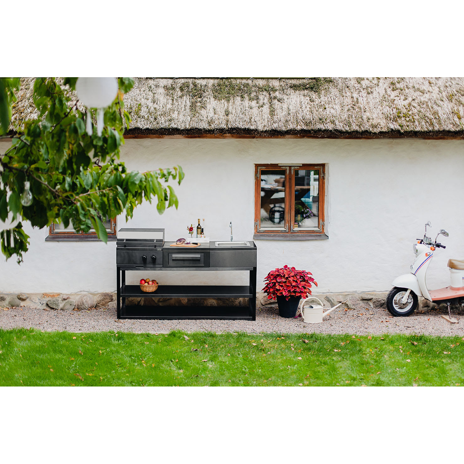 Förvaringsmodul med arbetsbänk Myoutdoorkitchen Nordic Line