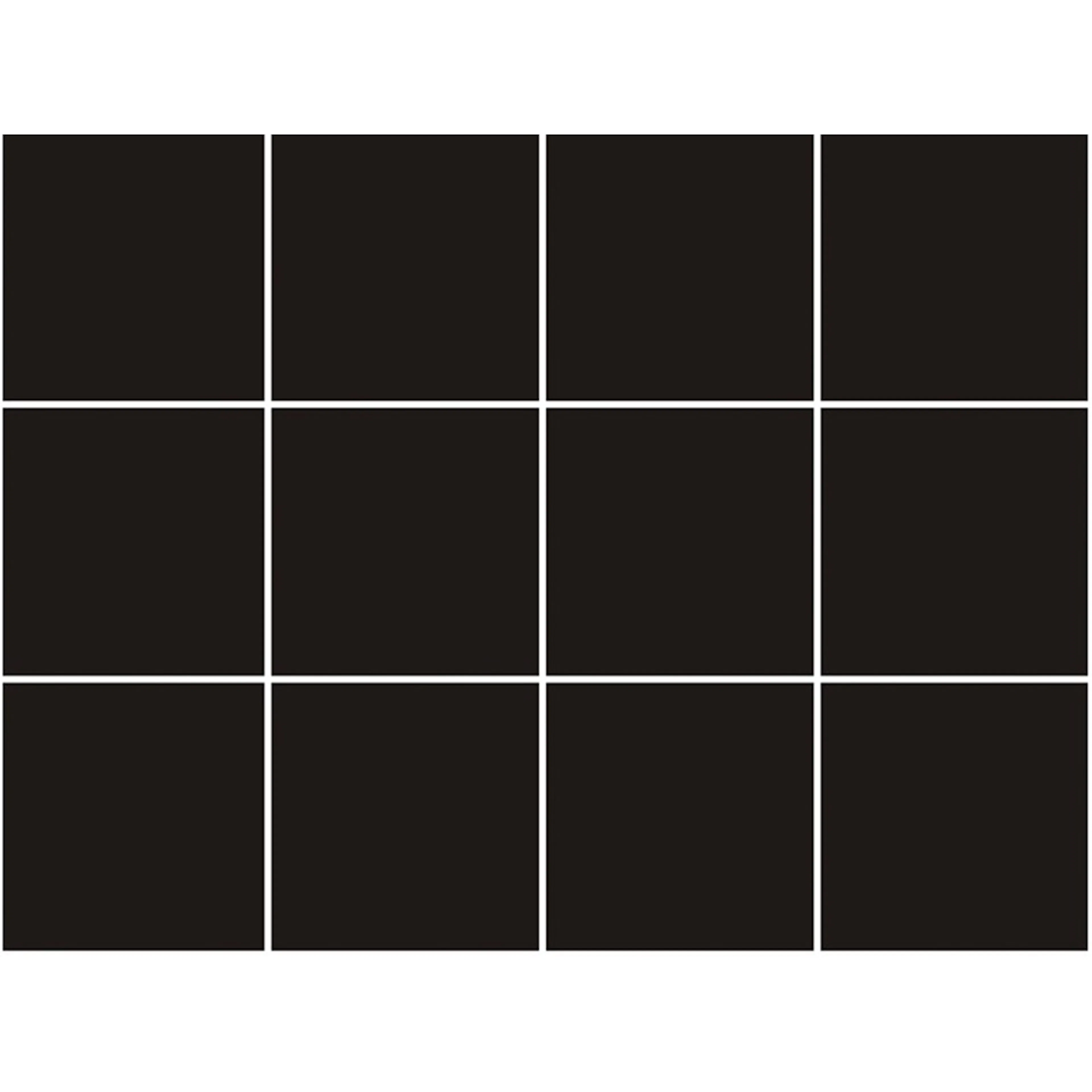 Klinker Konradssons Color 2 Black Svart Matt 10x10 cm
