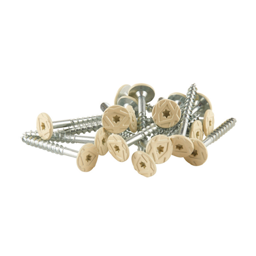 Skruv Fibrotech Träbetong 5,0 x 45 mm 100st - Beige