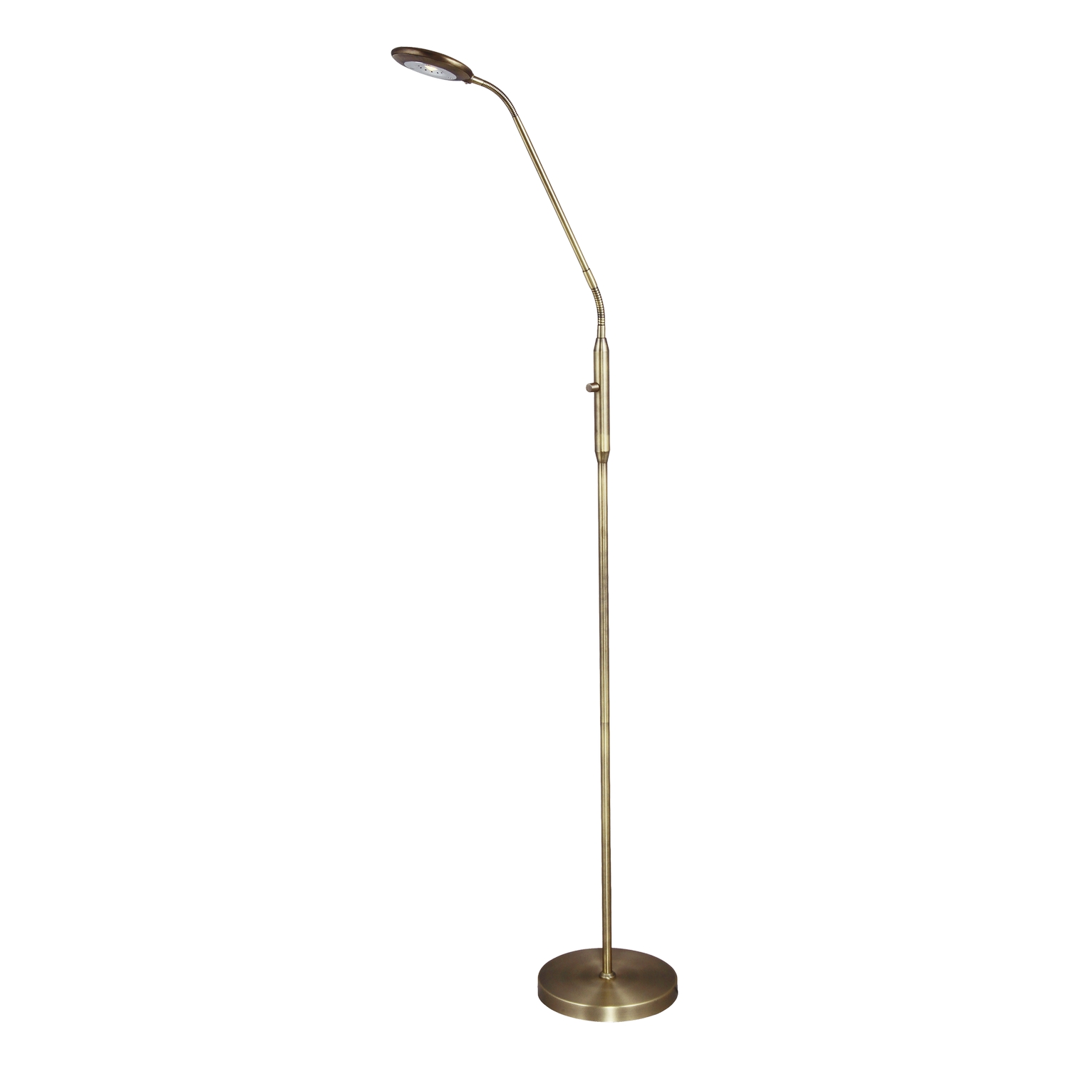 Golvlampa Aneta Moto Mässing