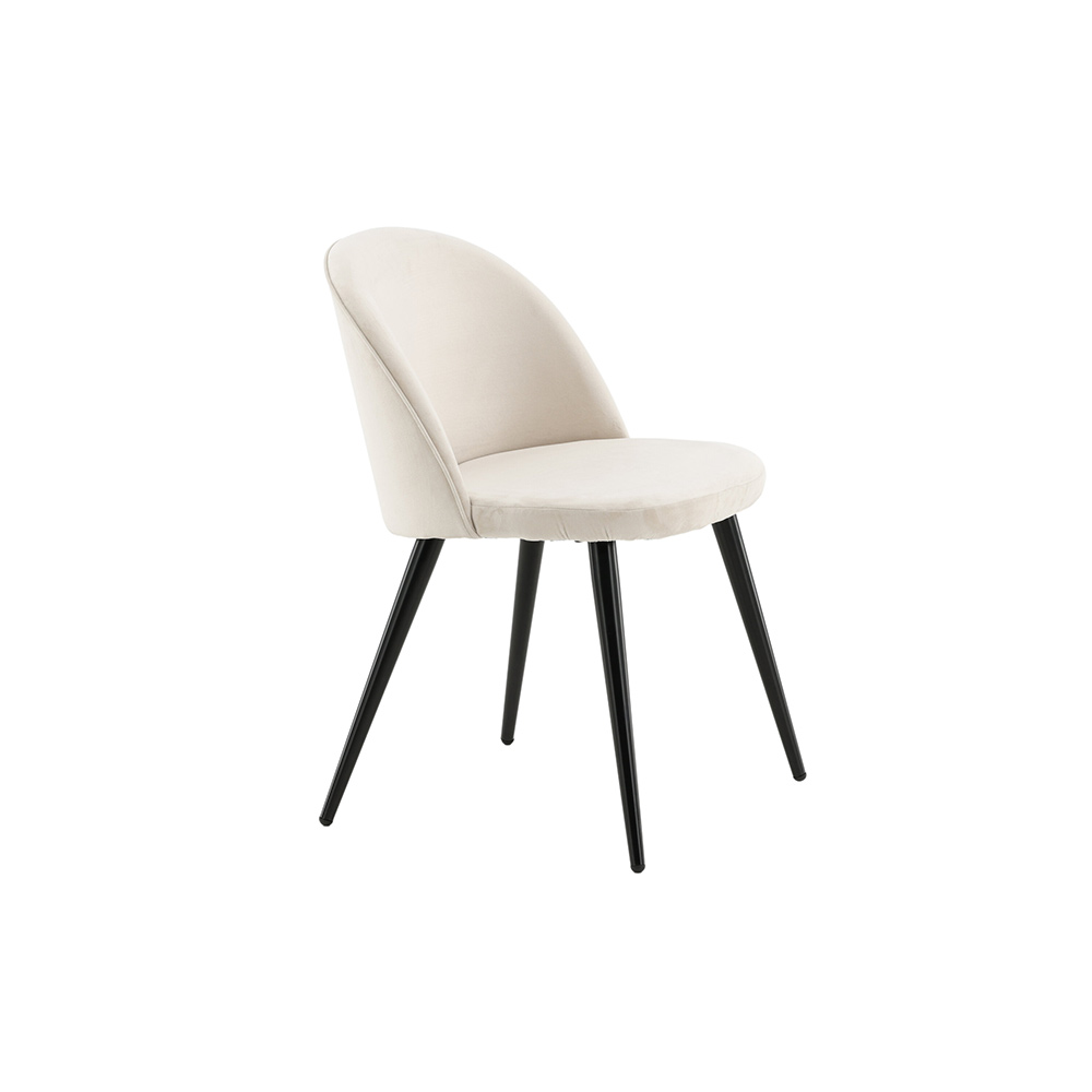 Matstol Venture Home Velvet Svart Ben