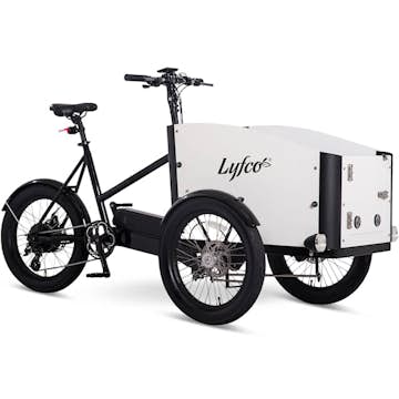 Elcykel Lyfco Cargobike med Öppningsbar låda - 17,5 Ah