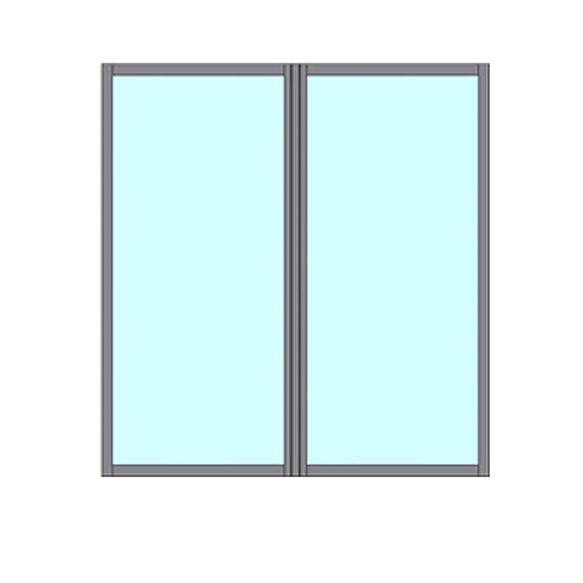 Fast Väggparti Novoroom Ultra 2-Delat