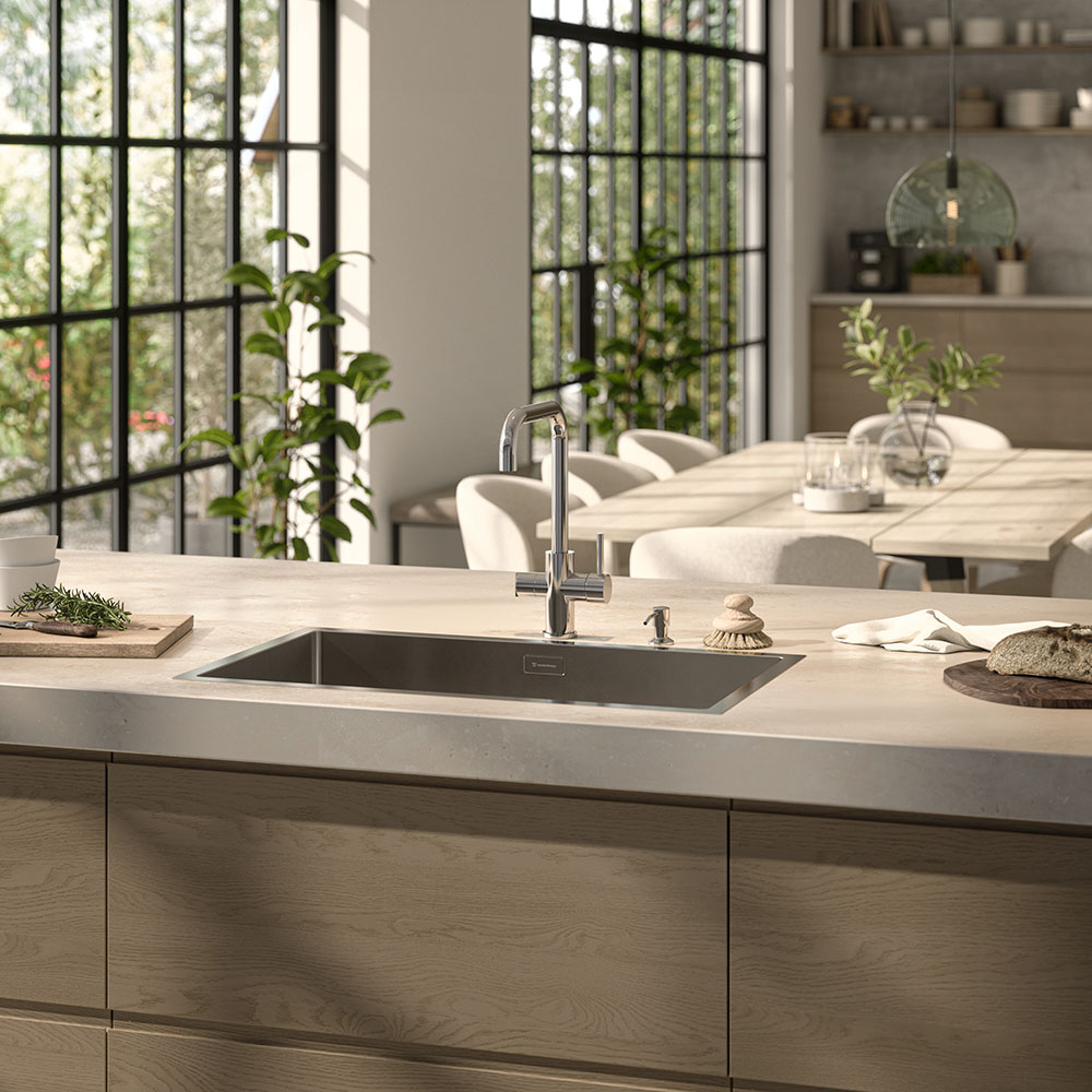 Köksblandare Westerbergs Strix med Diskmaskinsavstängning