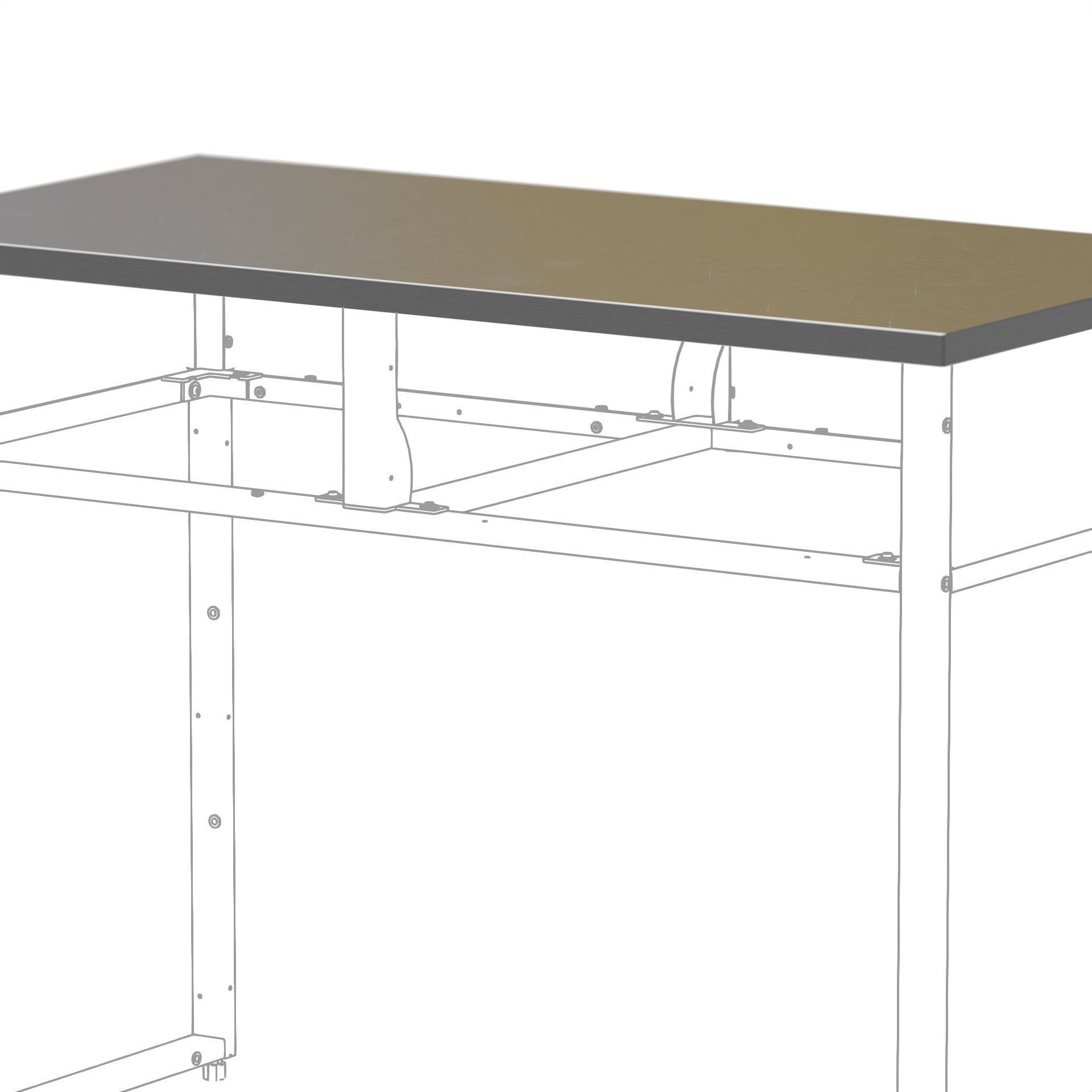 Ram Skotte Kitchen 0H Rostfri Till Utekök