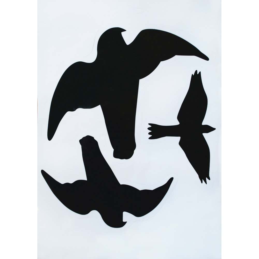 Fågelskrämma Ryom Fågelklistermärken 6 st för Fönster