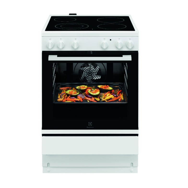 Glaskeramikspis Electrolux LKR64004NW Vit