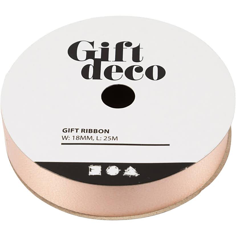 Presentsnöre Creativ Company Rosa 25 m