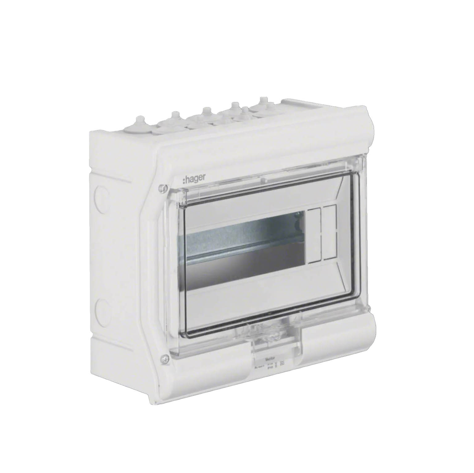 Plastkapsling Hager Vector Utanpåliggande för Inomhusmontering IP65