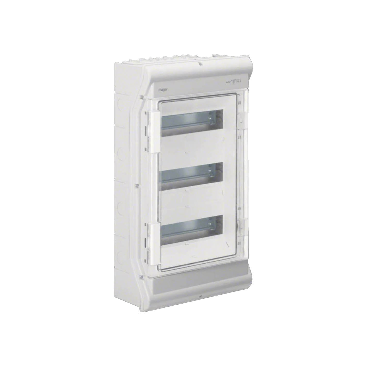 Plastkapsling Hager Vector Utanpåliggande för Inomhusmontering IP65