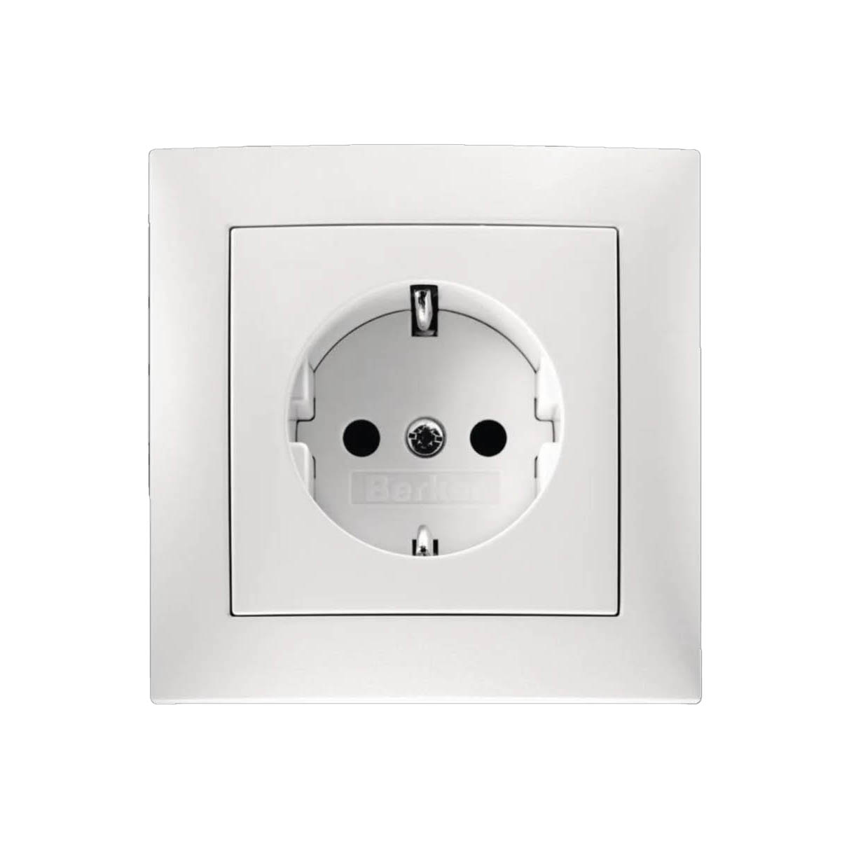 Vägguttag Hager 1-vägs Insats med Klor Snabbanslutning S.1