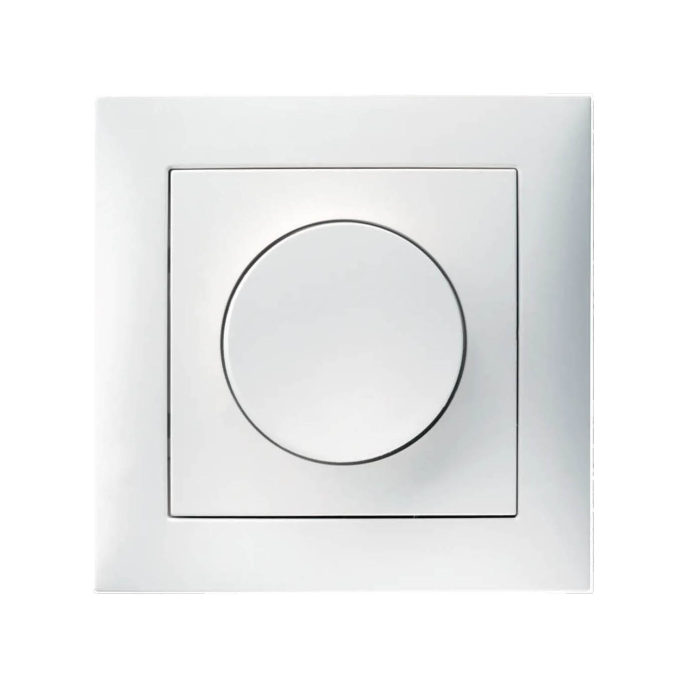 Vriddimmer Hager Komplett med Ram LED 3-100 W Insats med Klor S.1
