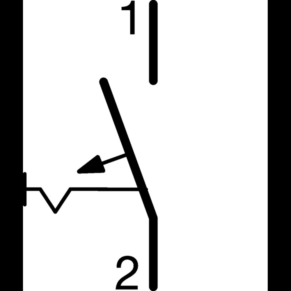 Dvärgbrytare Hager 1-polig med C-karakteristik Brytförmåga 10 kA