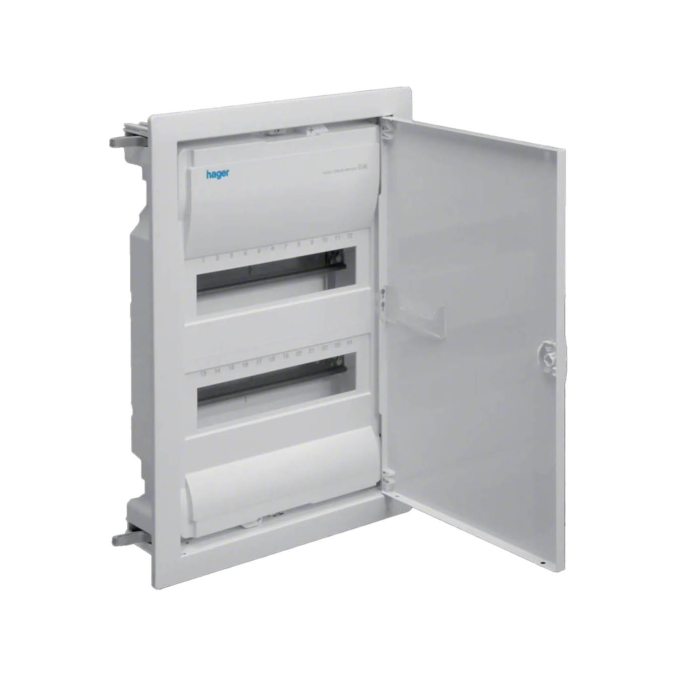 Plastkapsling Hager Volta för Infällnad i Gipsvägg