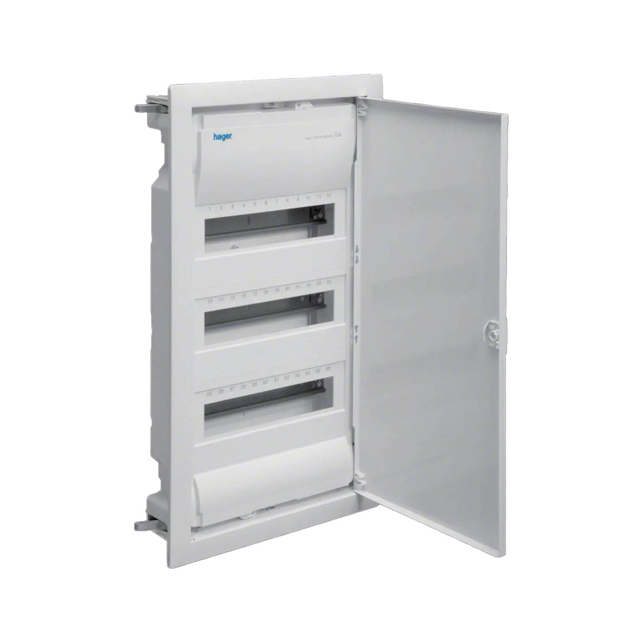 Plastkapsling Hager Volta för Infällnad i Gipsvägg