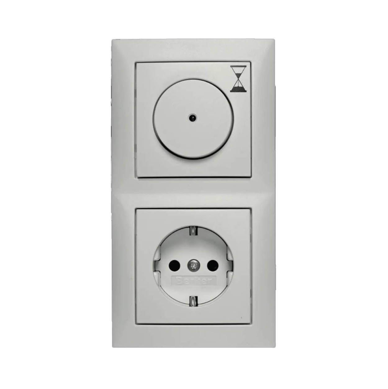 Timerkit Hager Komplett Infälld med 1-vägsuttag 1-60 min 1500 W 6 A S.1