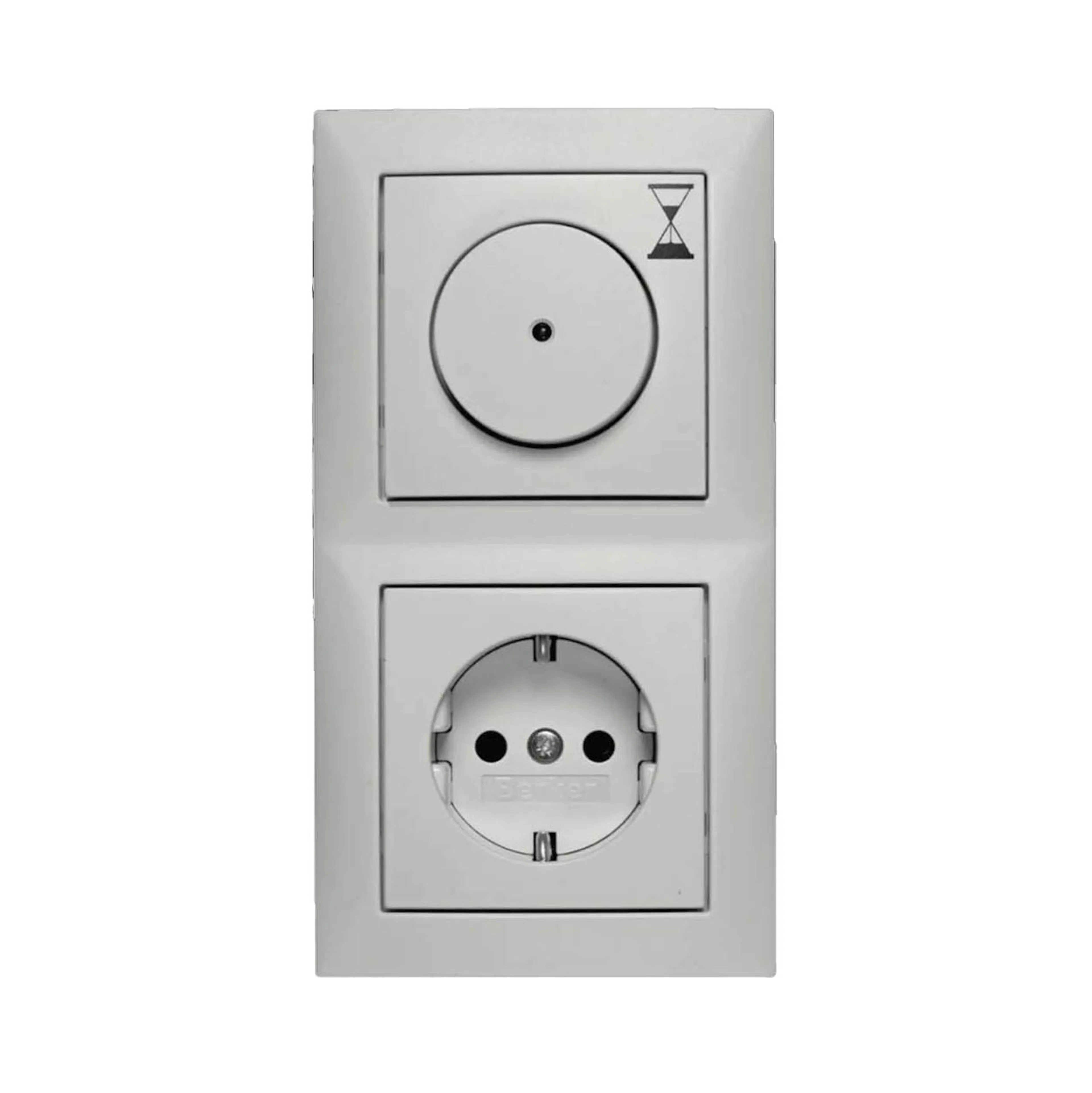 Timerkit Hager Komplett Infälld med 1-vägsuttag 1-60 min 1500 W 6 A S.1