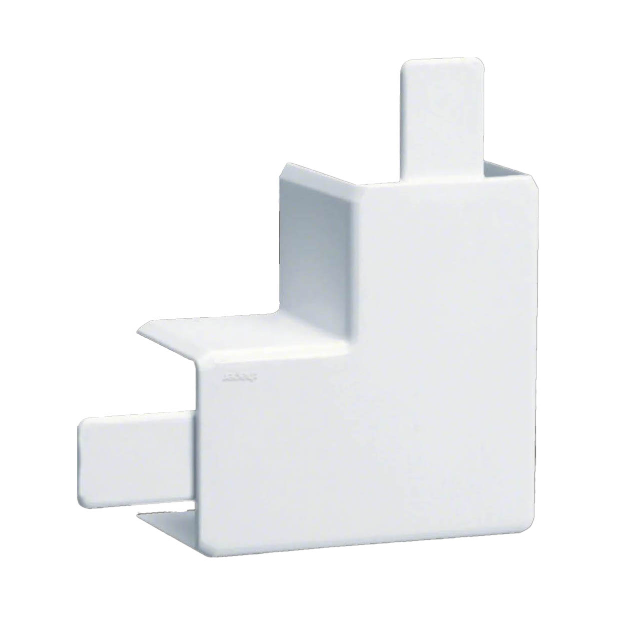 L-Vinkel till Matarkanal Hager LF/LFH 40 x 40 mm PVC Halogenfri Vit RAL 9016