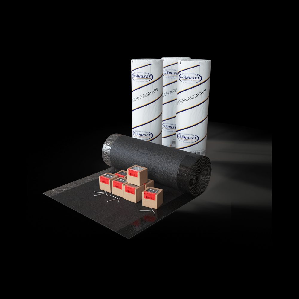 Underlagstäckning Trähuset Underlagspapp Spik och Skruv