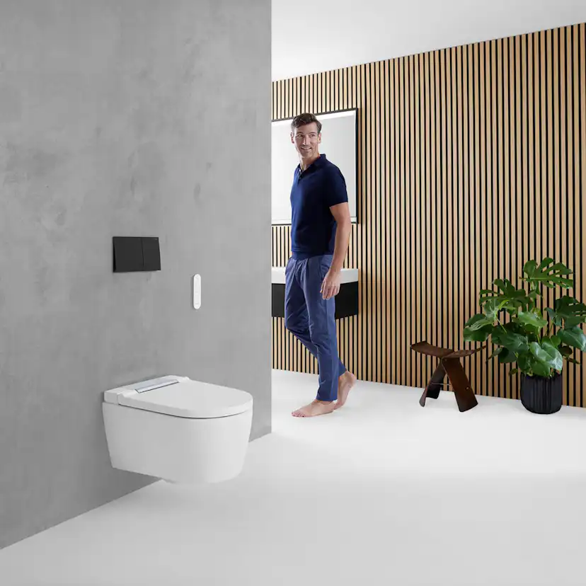 Vägghängd Duschtoalett Geberit AquaClean Sela