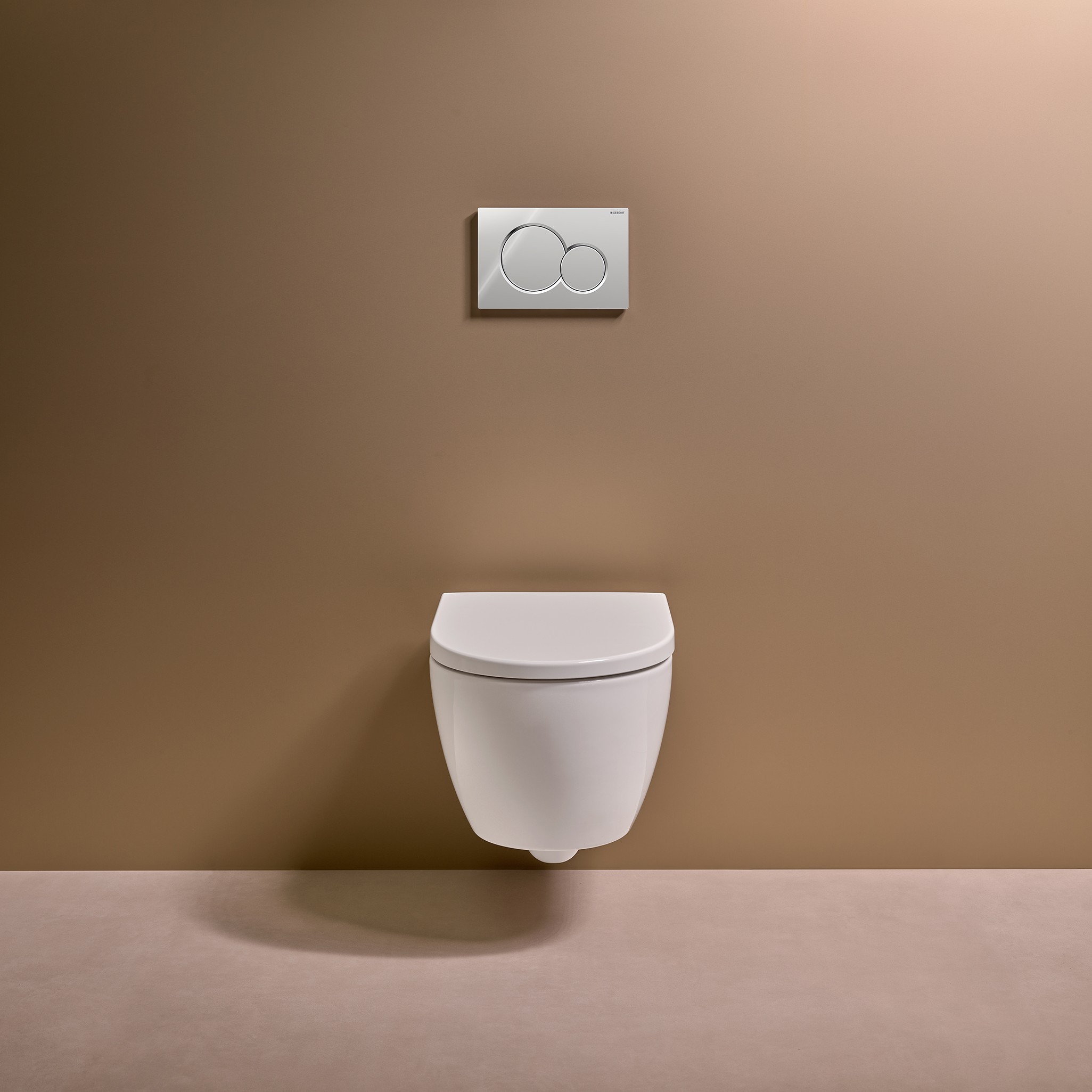 Toalettpaket Geberit iCon med WC-fixtur och Spolplatta