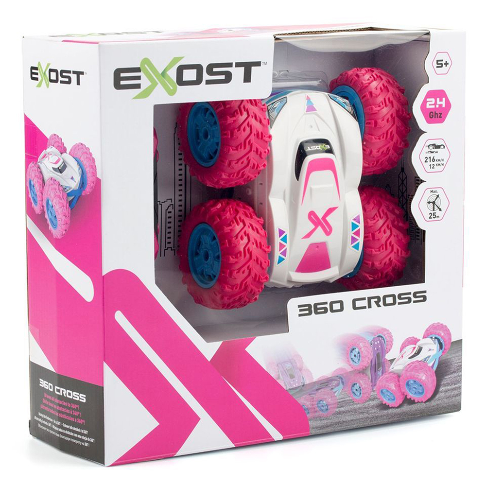 Radiostyrd Bil Silverlit Exost 360 Cross 2,4Ghz Rosa