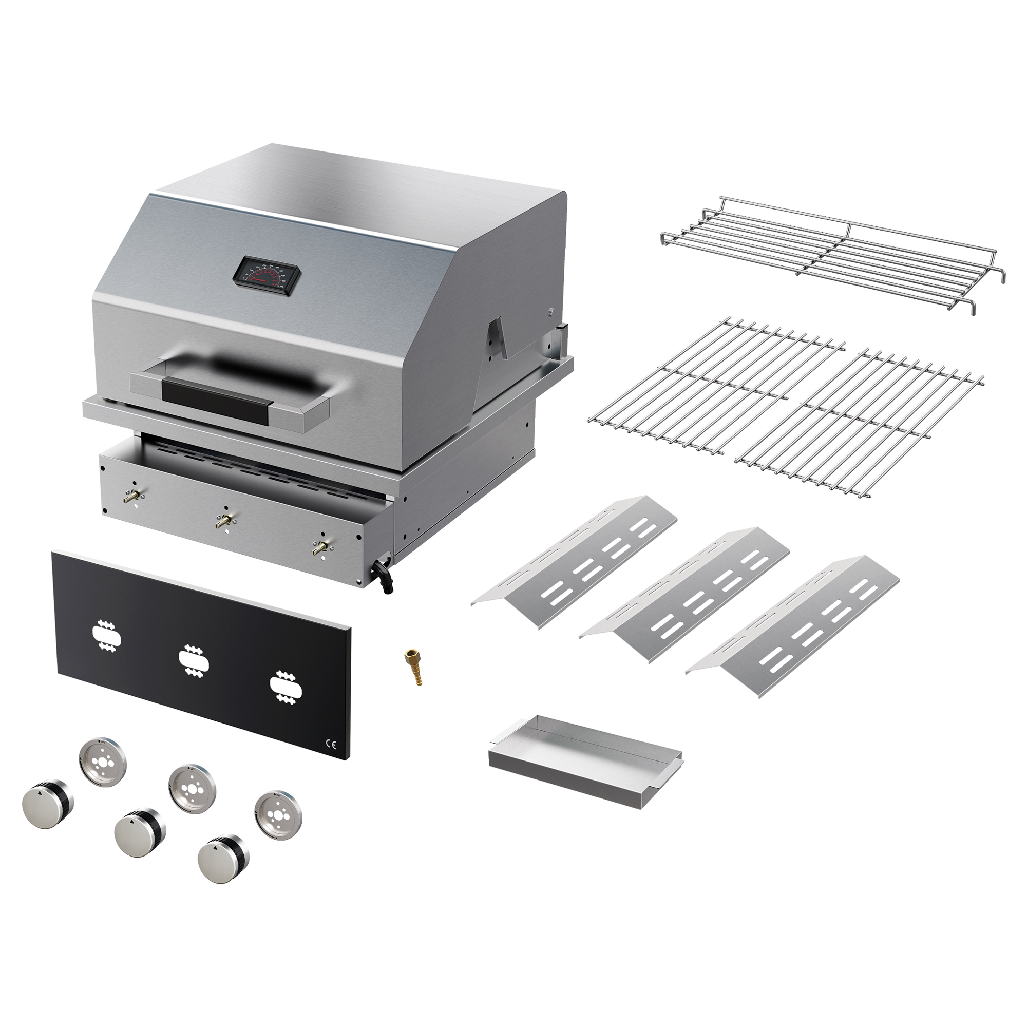 Gasolgrill Skotte Kitchen Rostfri 3 Brännare Till Utekök